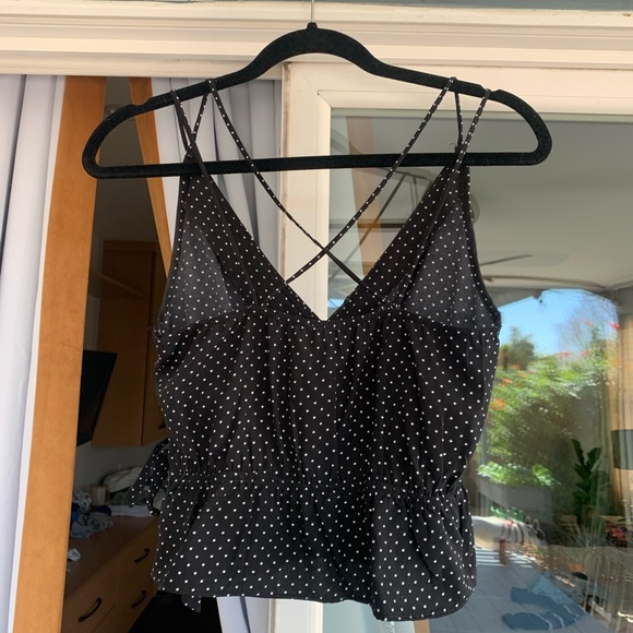 Peplum Wrap Crop Top - Picture 5 of 6